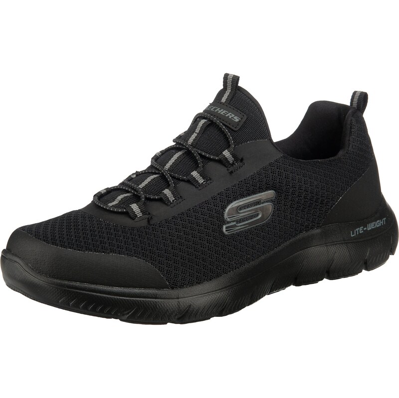 SKECHERS Slip on boty Summits tmavě šedá / černá
