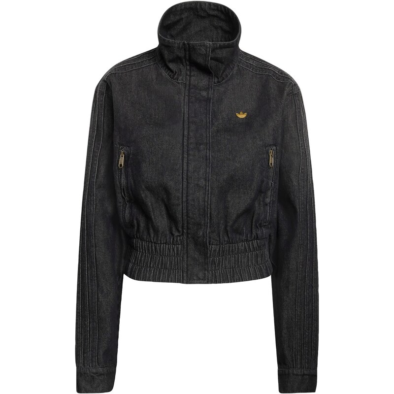 ADIDAS ORIGINALS Přechodná bunda Ess černá džínovina