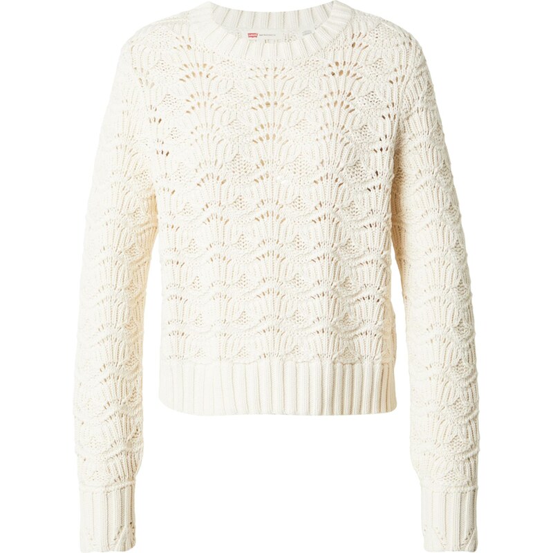 LEVIS Svetr Hope Crochet Pullover světle béžová 113711007