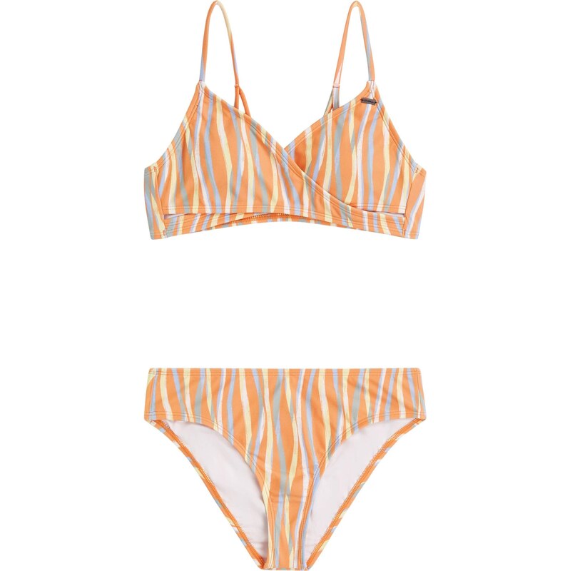 ONEILL Bikiny kouřově modrá / světle žlutá / meruňková / bílá 113711229