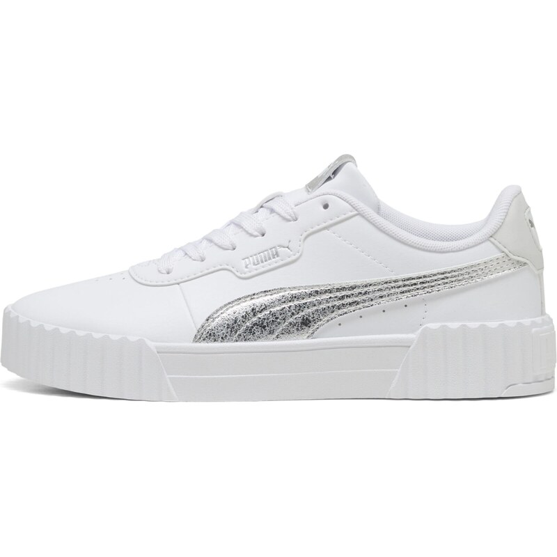 PUMA Tenisky Carina stříbrná / bílá