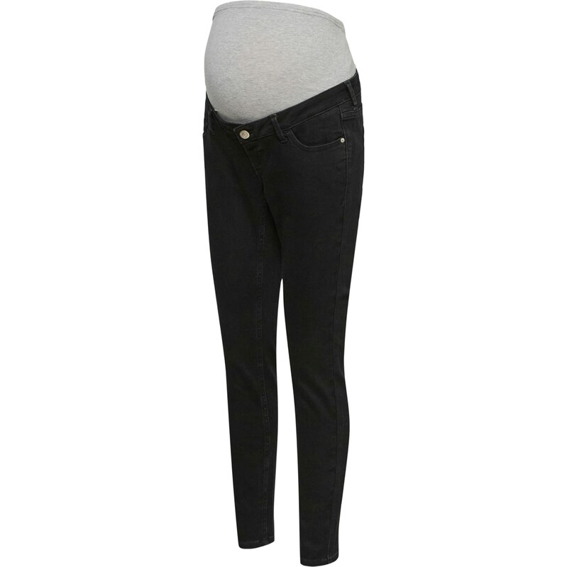 Vero Moda Maternity Džíny VMMPOLLY šedý melír / černá 113740612