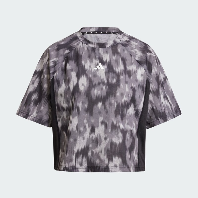 Adidas Train Essentials Allover Print Flower Tie-Dye T-Shirt 104210603