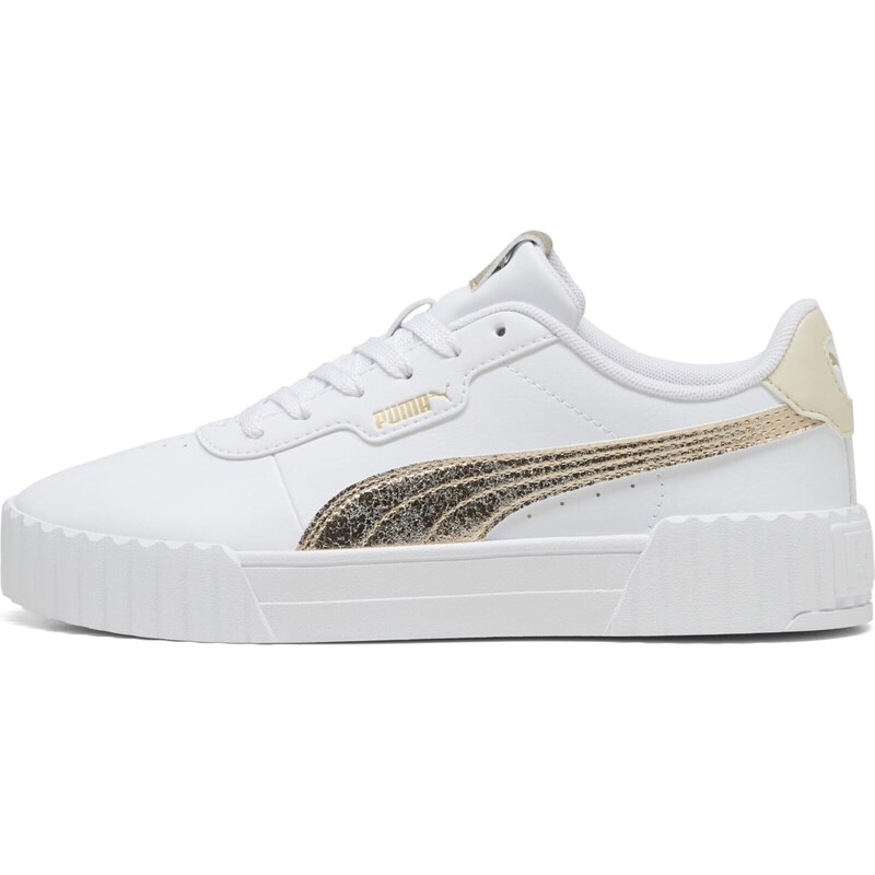 PUMA Tenisky Carina bronzová / bílá