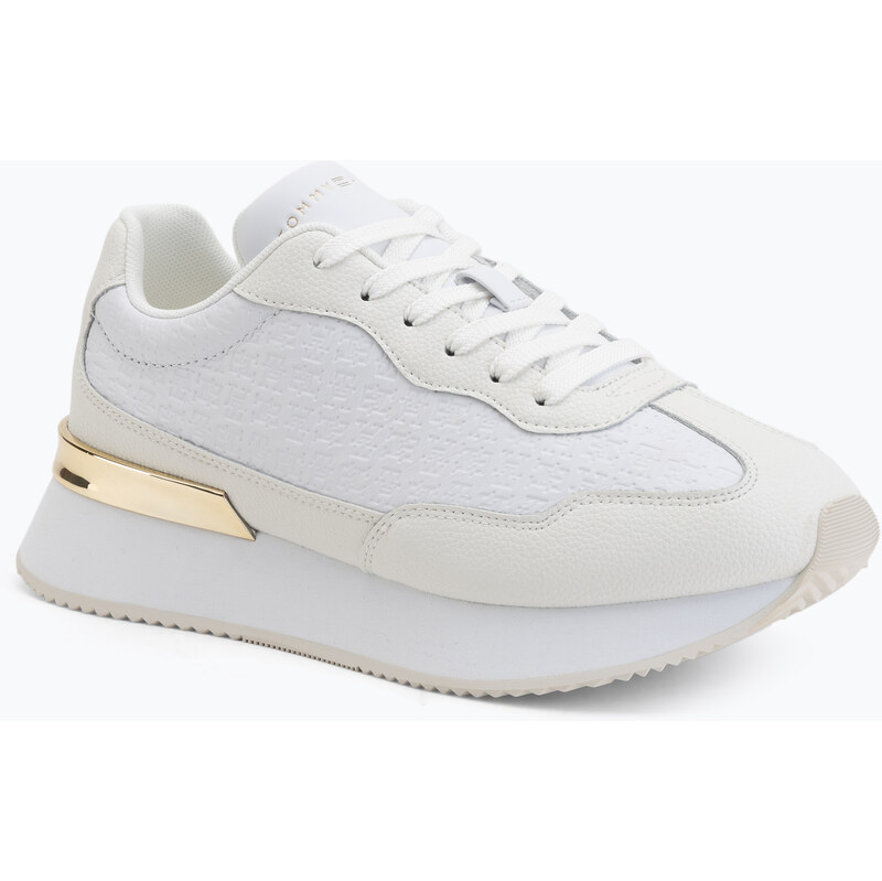 Dámské boty Tommy Hilfiger Chic Monogram Runner white/ecru