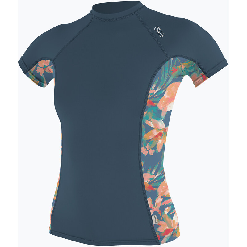 Dámské plavecké tričko ONeill Side Print Rash Guard copen blue