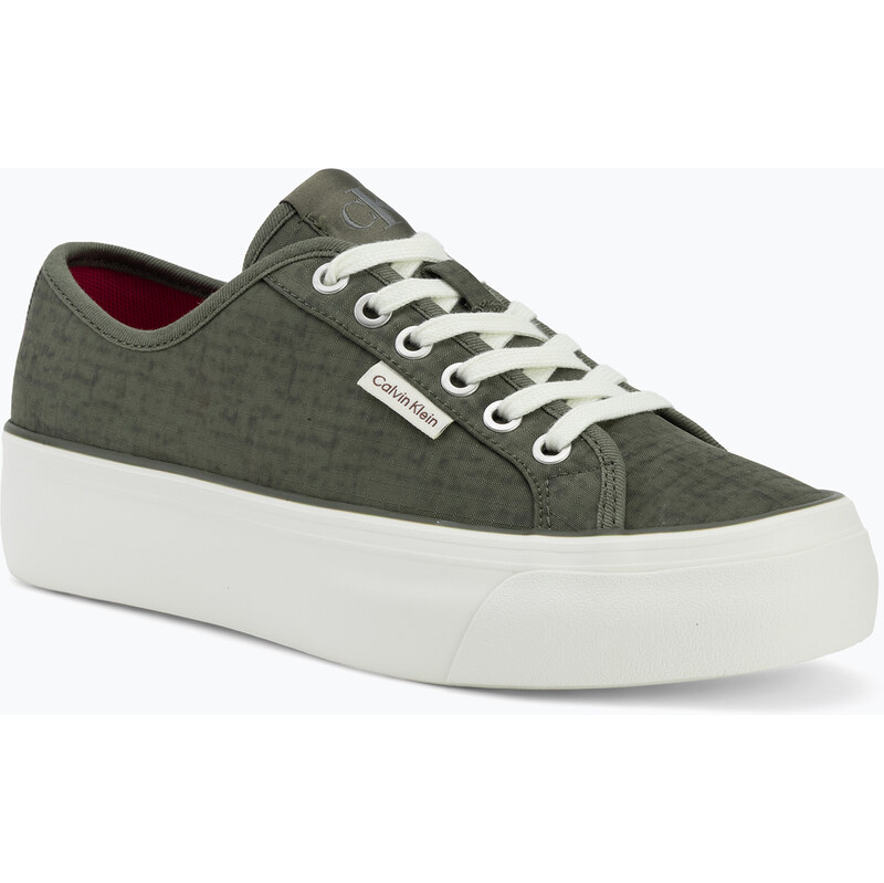 Dámské boty Calvin Klein HW0HW02970 Vulc Flatf Laceup Ripst deep