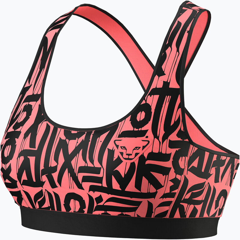 Tréninková podprsenka DYNAFIT Alpine Graphic ultra coral