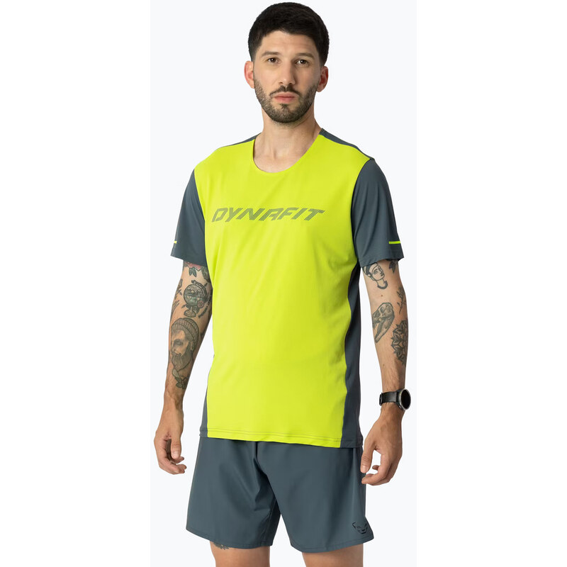 Pánské běžecké tričko DYNAFIT Alpine 2 ultra yellow