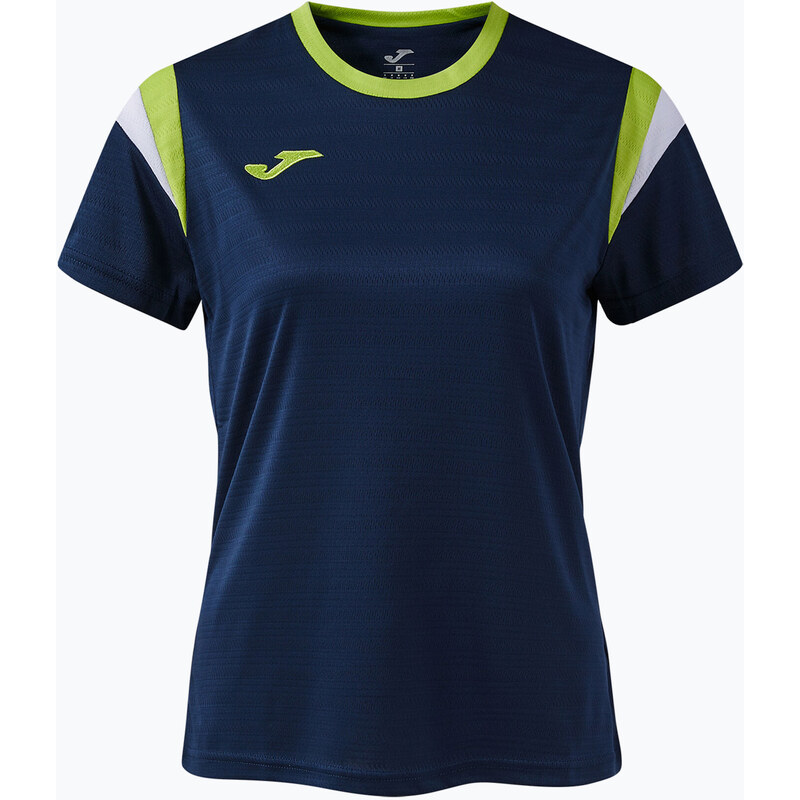 Dámské tenisové tričko Joma Terra dark navy/lime