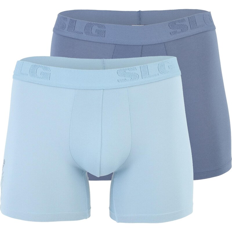 SLOGGI Boxerky Base Soft kouřově modrá / chladná modrá
