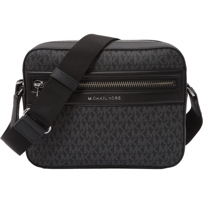 Michael Kors Taška přes rameno TOUR tmavě šedá / černá