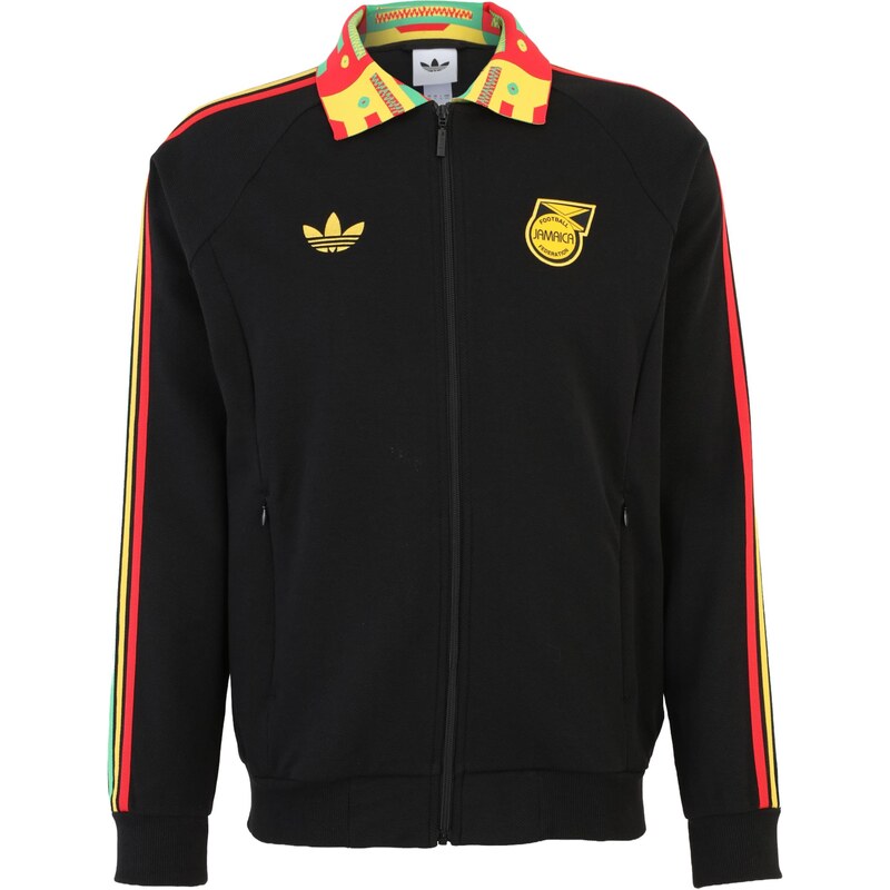 ADIDAS PERFORMANCE Sportovní mikina JFF A OG JK žlutá / zelená /