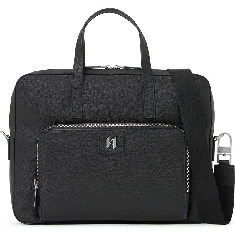 Karl Lagerfeld Kufřík  Aktentasche aus Leder mit K/Monogram