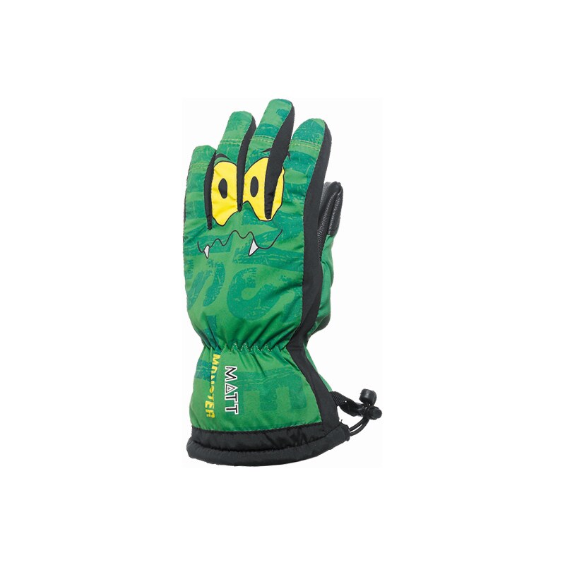 Matt Dětské rukavice Monster - zelené