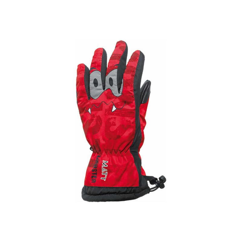 Matt Dětské rukavice Monster - červené
