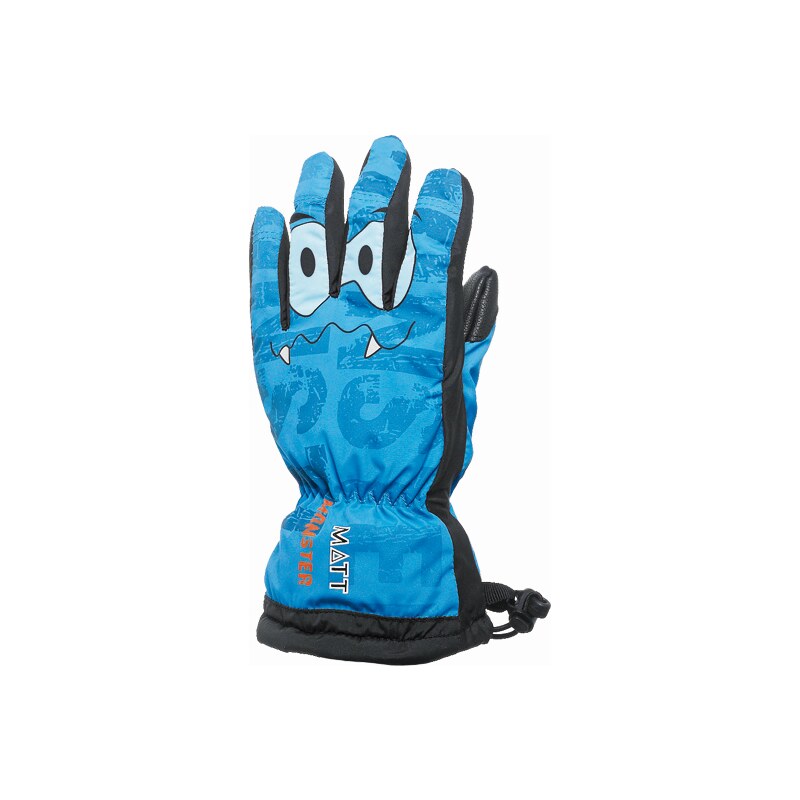 Matt Dětské rukavice Monster - modré
