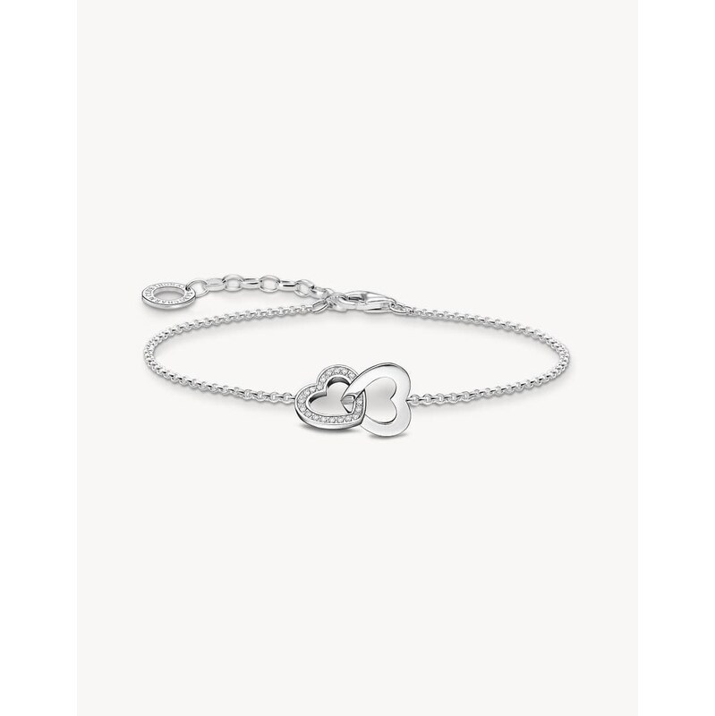 Thomas Sabo Silver bracelet with intertwined hearts pendant in 925 115495895