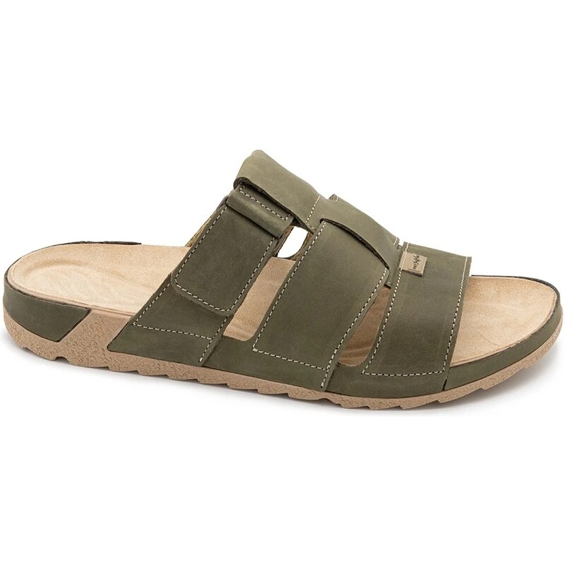 MEDISTYLE pánské pantofle RADEK 6R-J17/K khaki