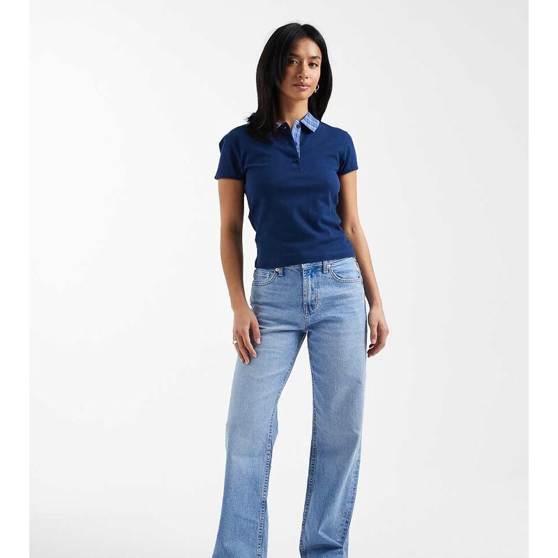 ASOS Petite ASOS DESIGN Petite comfort stretch straight leg jeans in 115519852