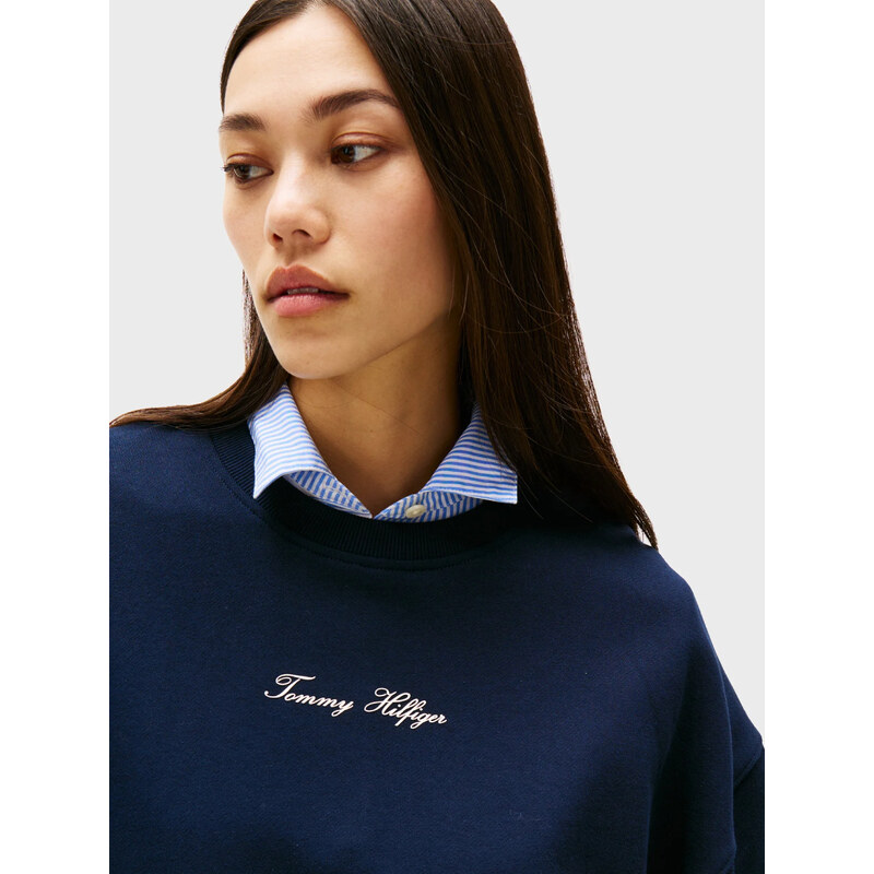Tommy Hilfiger dámská tmavě modrá mikina