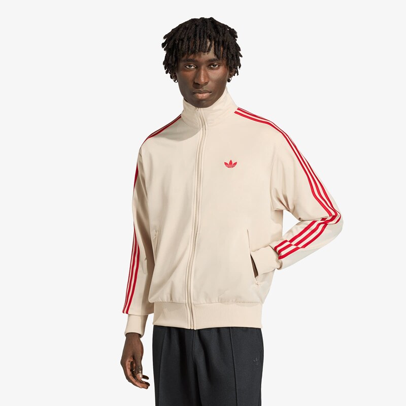 adidas Originals Mikina adidas Firebird Track Top Crystal Linen/