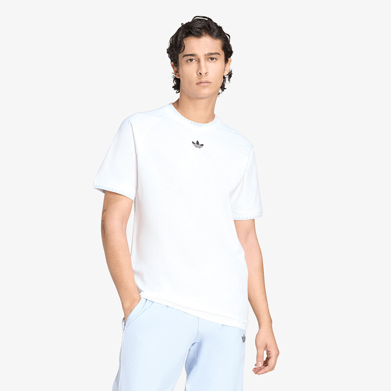 adidas Originals Tričko adidas Chest Stripes Engineered Collar T