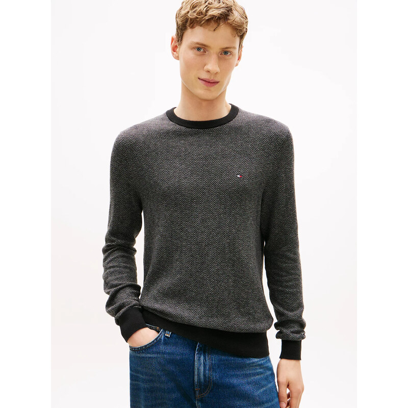 Tommy Hilfiger pánský šedý svetr