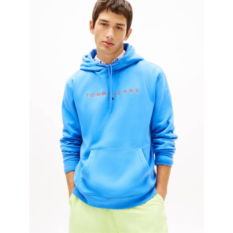 Tommy Jeans pánská modrá mikina