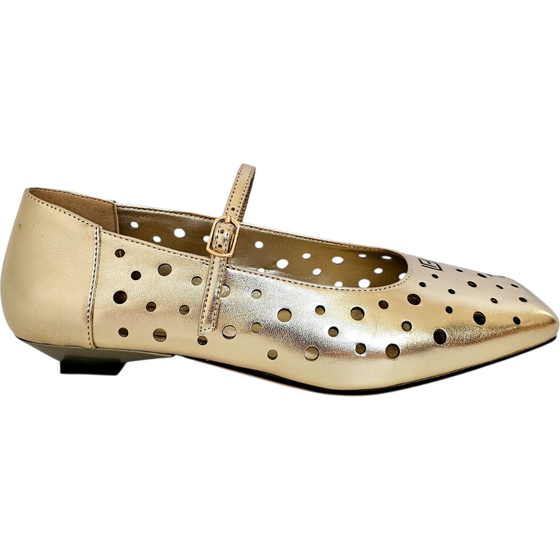 Zlaté baleríny Laura Biagiotti Metal Gold 113734447