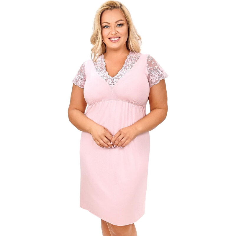 Noční košile DONNA SONIA PLUS POWDER PINK