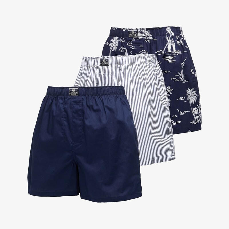 Boxerky Ralph Lauren Open Boxer 3-Pack Multi XXL