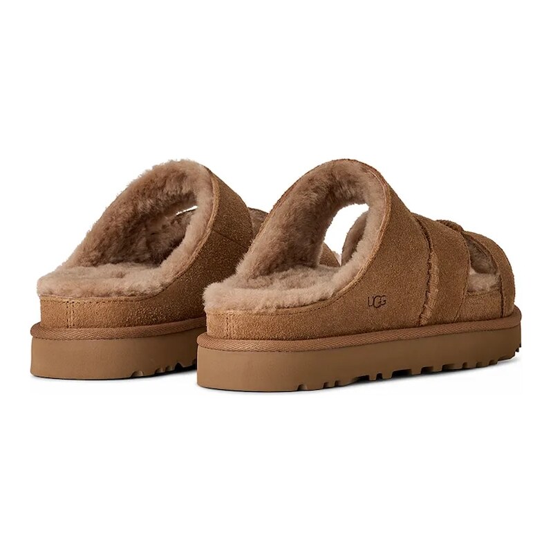 Semišové pantofle UGG W Greenport Cross Strap Slide