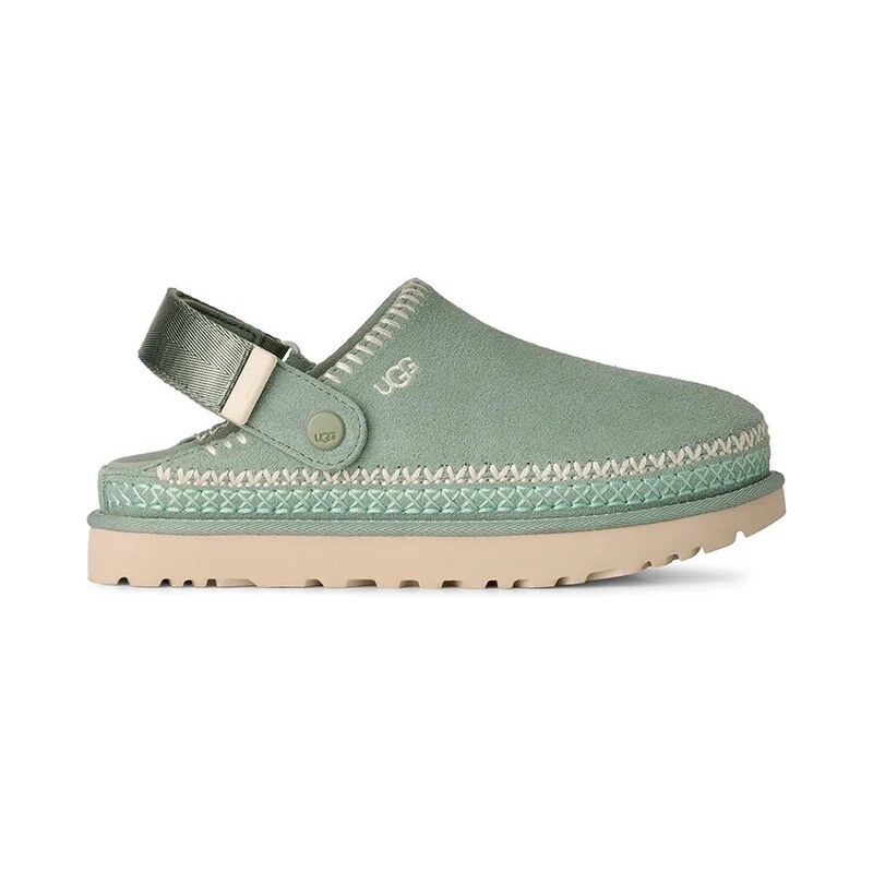 Semišové pantofle UGG W Goldenstar Meadow Accent Clog 113738885