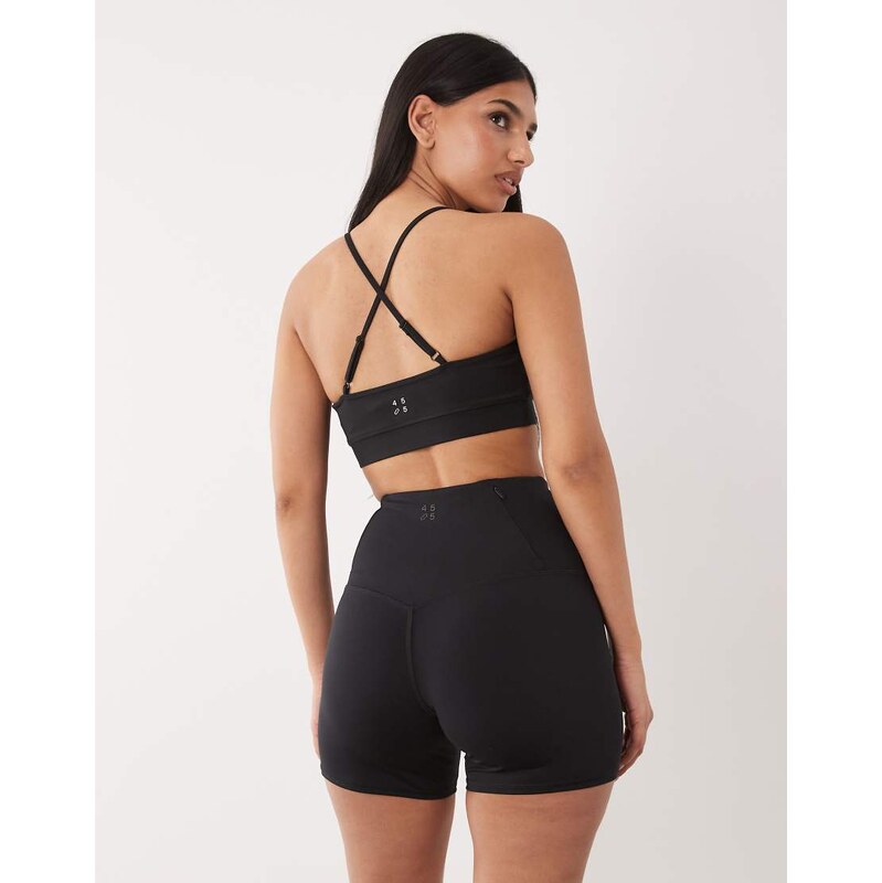 4505 Hourglass Icon active high waist 5 inch legging short with zip 115516316