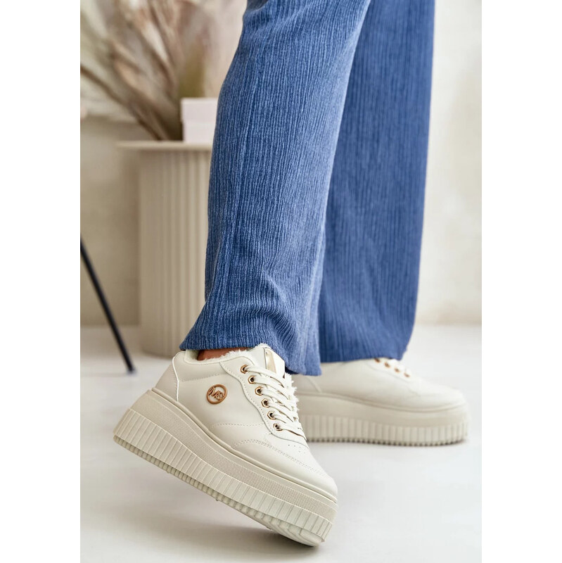 Kesi Béžové dámské zateplené sneakersy Ardiela Béžová 113738485