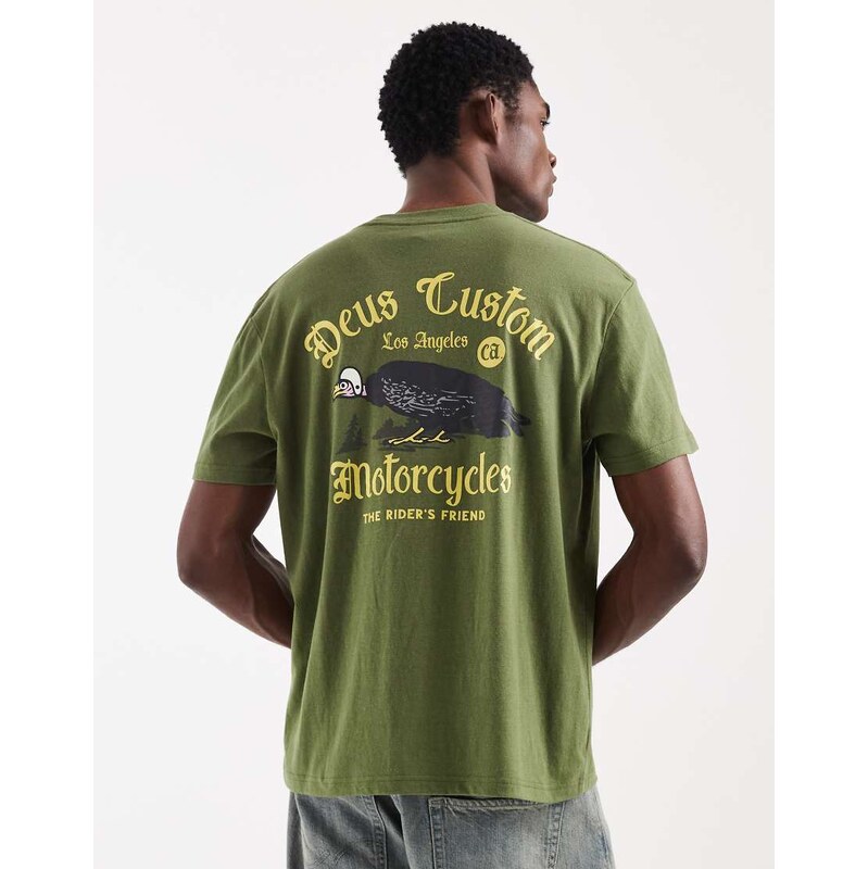 Deus Ex Machina Beep-Beep t-shirt in pine green
