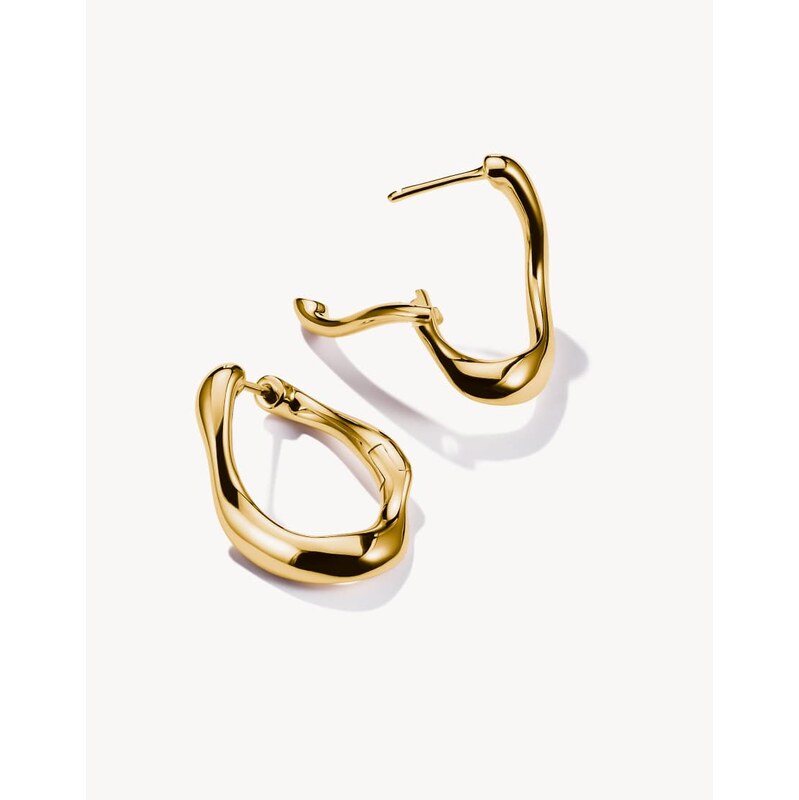 Thomas Sabo gold-plated small hoop earrings in gold 115505306