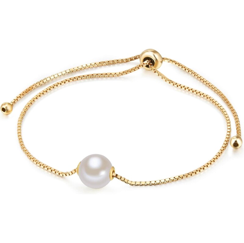 Valero Pearls Náramek zlatá / perlově bílá 113739865