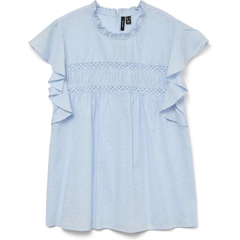 VERO MODA Halenka VMTrine světlemodrá