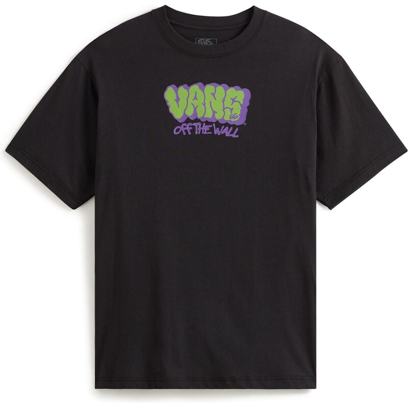 VANS Tričko Graff světle zelená / fialová / černá