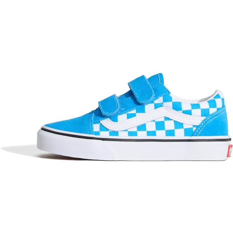 VANS Tenisky Old Skool Hook And Loop světlemodrá / bílá