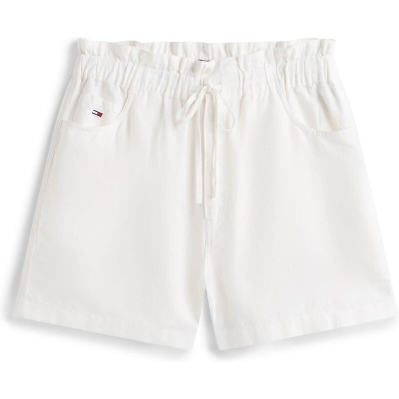 Tommy Jeans Kalhoty ESSENTIAL bílá 113740473