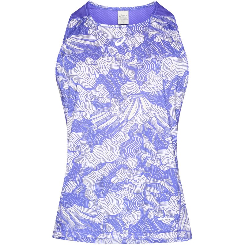 ASICS Funkční tričko FUJITRAIL SINGLET modrá / bílá 113740497