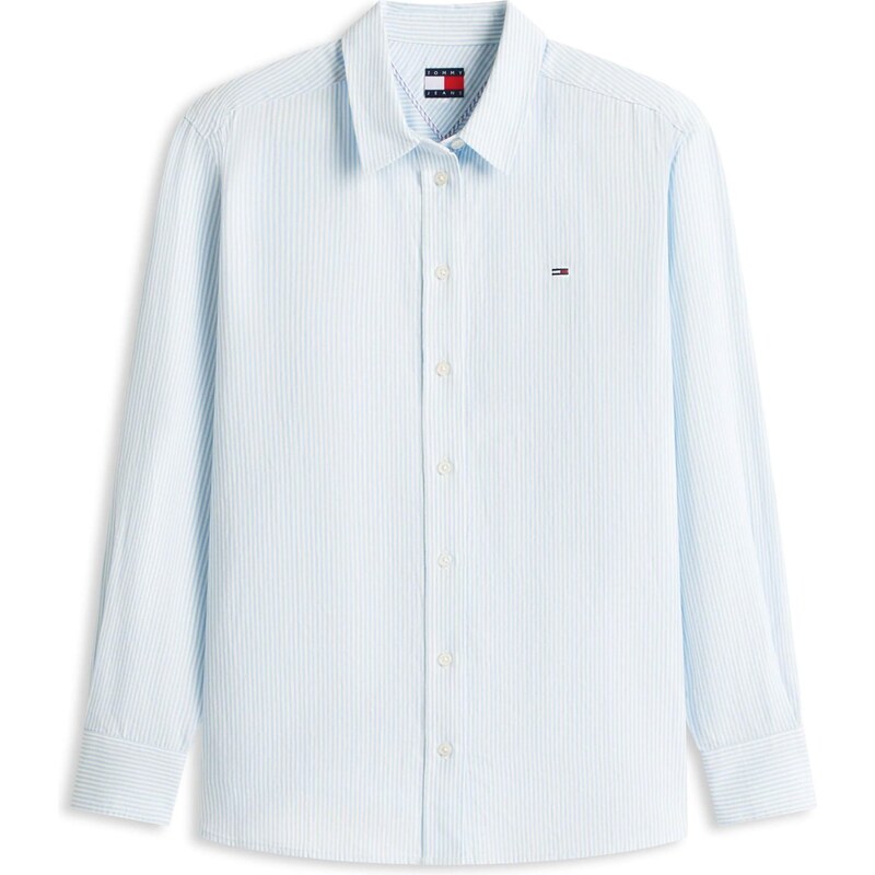 Tommy Jeans Halenka světlemodrá / bílá 113740556
