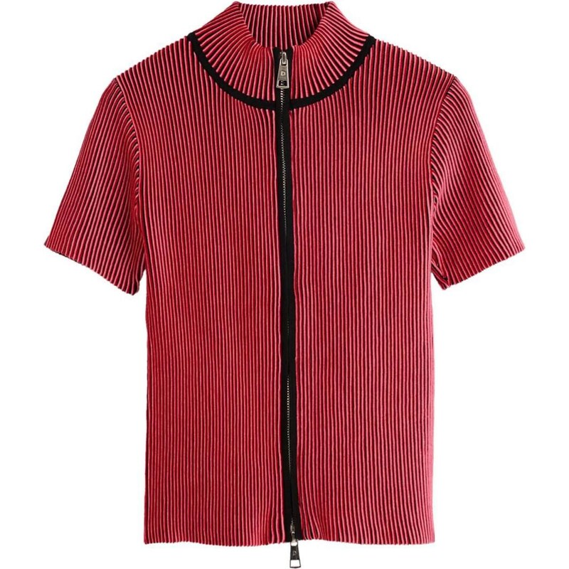 Desigual Kardigan červená / pastelově červená / černá 113740605