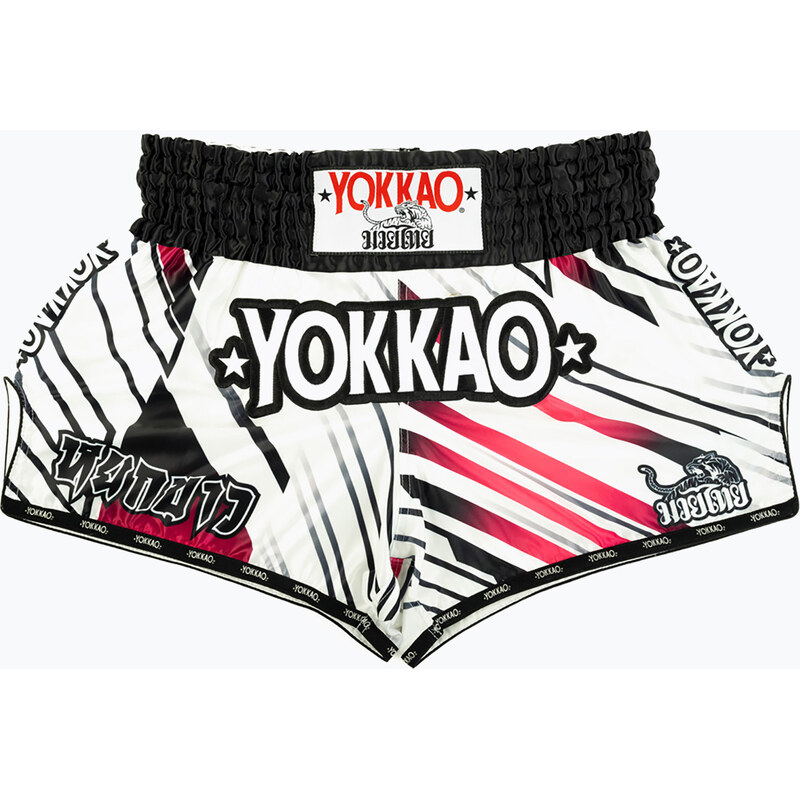 Pánské tréninkové šortky YOKKAO Power Muay Thai white