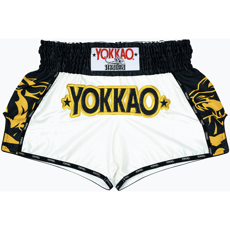 Pánské tréninkové šortky YOKKAO Original Muay Thai white
