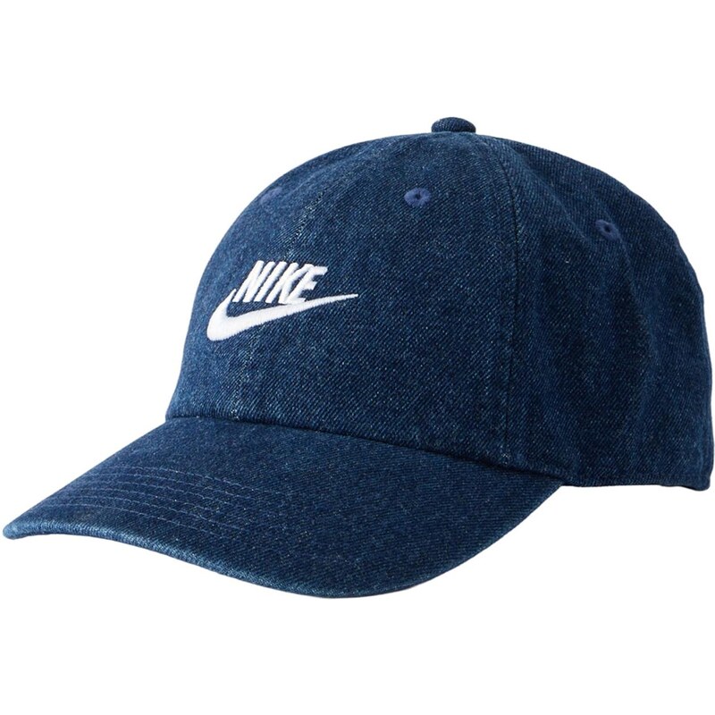 Nike Sportswear Klobouk CLUB modrá džínovina / bílá