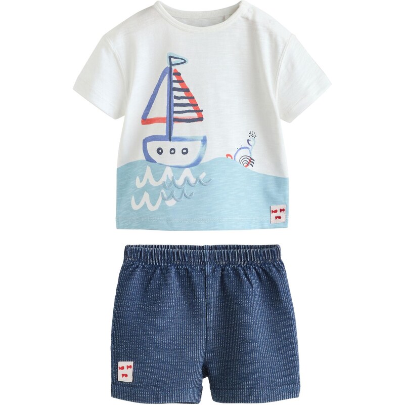 Next Sada marine modrá / nebeská modř / červená třešeň /